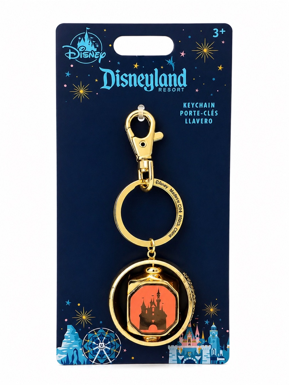 New 2024 Disney Parks Spinner Keychain Bag Charm